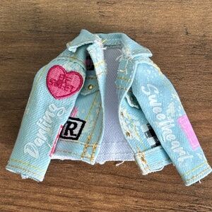 RAINBOW HIGH Doll Kia Hart Special Edition DENIM JEAN JACKET Fashion Clothes